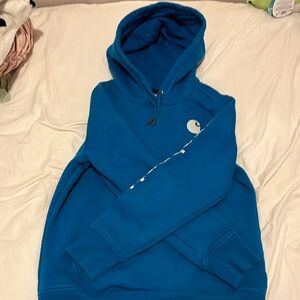 Blue carhartt women’s hoodie